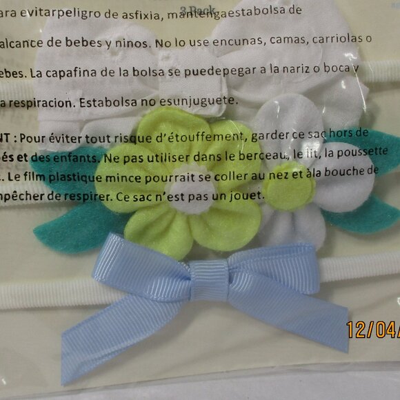 NWT New Bundle of 5 Packages Baby Child Cat & Jack Head Wraps Bands - Picture 3 of 4